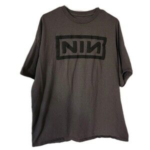 Nine Inch Nails NIN 2022 Tour T-Shirt Gray Mens XXL Band Concert Graphic Tee